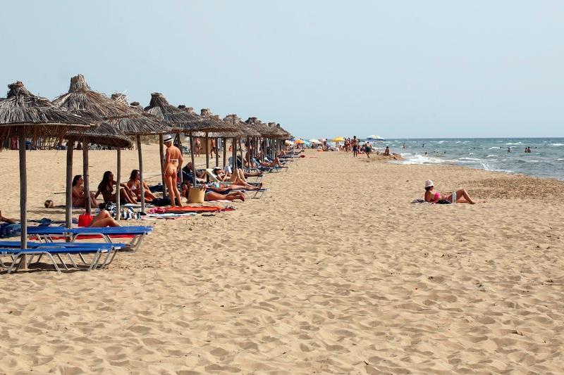 Hotel Taxiarhis Loutrá Killínis Exteriör bild